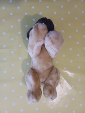 Reggie the Pug Puppy Dog Cuddly 12" Plush Soft Toy Pug Dog Teddy Keel Toys