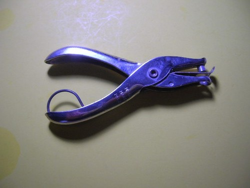 Paper hole puncher - hole,