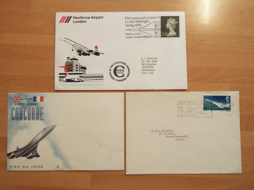 Old concorde covers - old, heathrow