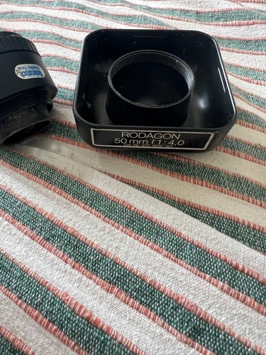 Rodagon 50mm will need - f, 4