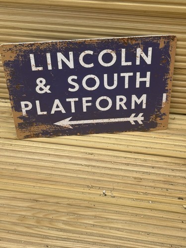 Lincoln railway steel sign 12 - ,