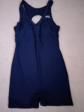 Slazenger Boyleg Ladies Swimsuit Navy Size 12