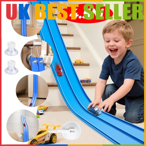 Race track dual lane toy - track, car