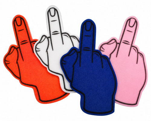 Novelty middle finger foam - finger,