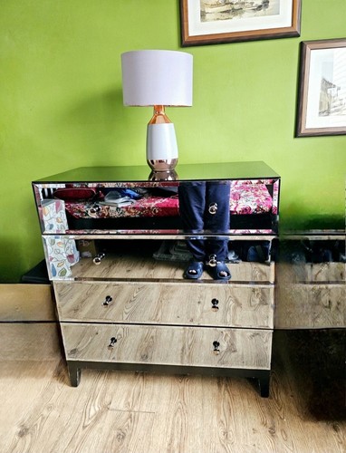 Smoked black mirrored big - mirrored,