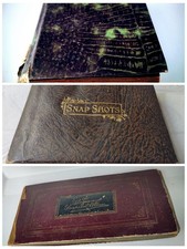 Joblot of 3 Vintage Photo Albums c.1900s–1950s – Original B&W Photos