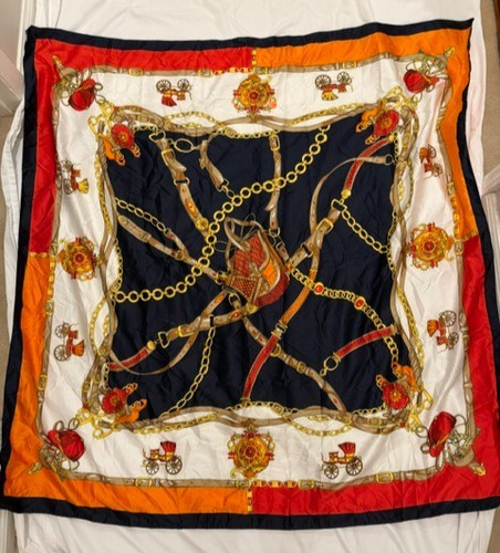 Vintage square scarf - vintage,
