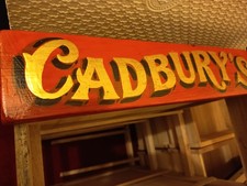 Vintage style CADBURYS SIGN