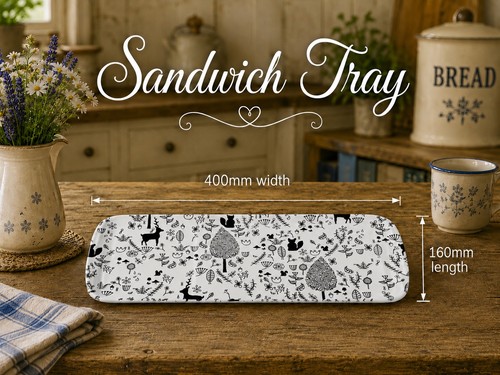 Melamine sandwich tray - sandwich,