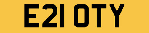 Cherished number plate - cherished,