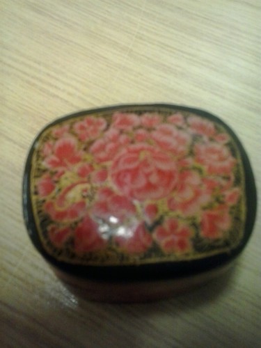 Small paper mache - mache, pot