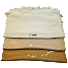 Luxury Pashmina Scarf  Soft Viscose Plain Wrap Shawl Stole Hijab Many Colours UK