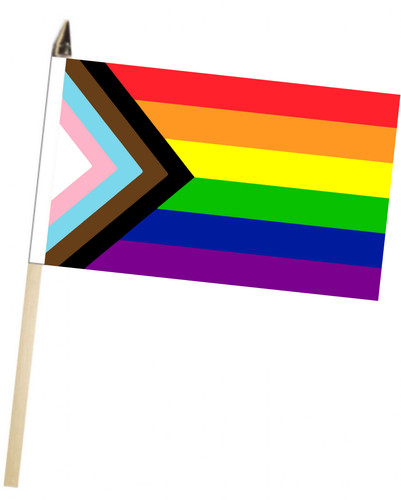 Rainbow progress pride large - rainbow,