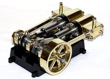 Live steam twin cylinder - twin, mill