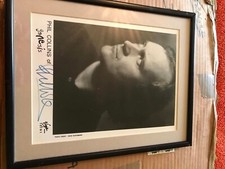 Phil Collins signed photo with LOA
