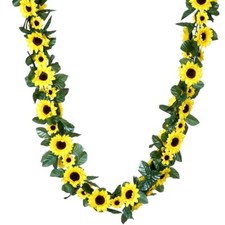6 ft Yellow Sunflower Silk