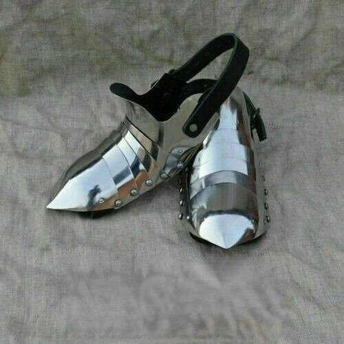 Medieval steel gothic shoes - medieval,