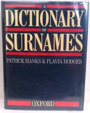 A Dictionary of Surnames by