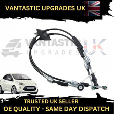 FOR FORD KA 2008-2016, 1.2 1.3 PETROL DIESEL RU8 GEAR CONTROL LINKAGE CABLES