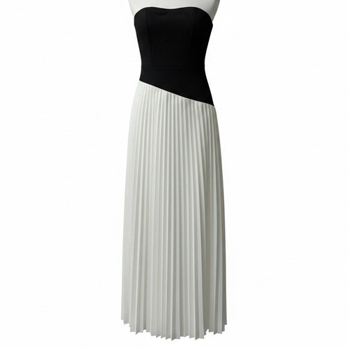 Strapless maxi dress - maxi, black