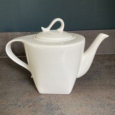 Pausa Dinnerware White Tea Pot