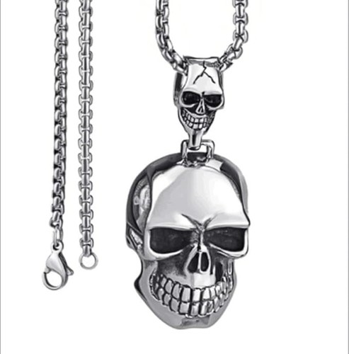 Retro gothic double skull - retro,