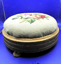 Victorian footstools with