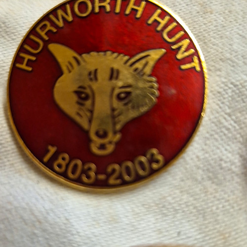 Hurworth hunt 1803 2003 enamel - 1803-2003,