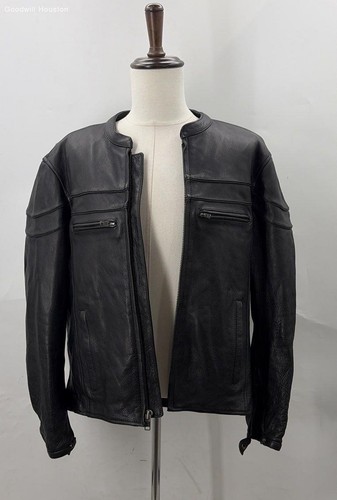 Harley davidson black leather - harley-davidson,