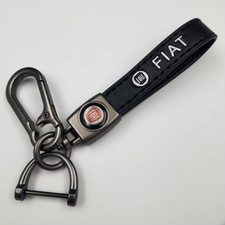 FIAT Genuine Leather Keyring