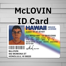 McLovin Parody Prop ID on a