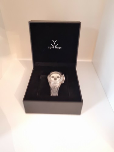 Toy watch clear mens - clear, automatic