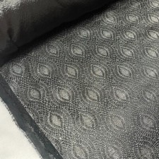 Retro Grey Bonded Lace Satin