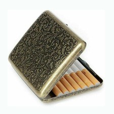 Retro Metal Cigarette Case Box