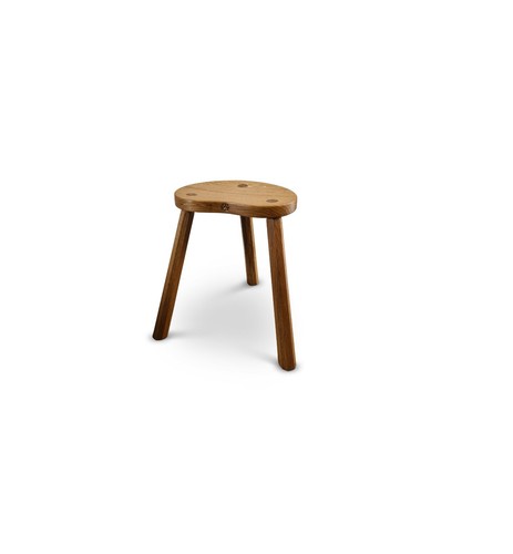 Oak milking stool similar to - oak,