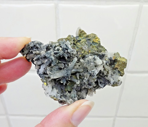 Cornish chalcopyrite quartz - cornish, &