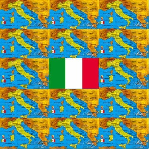 Postcard italy towns - postcard,