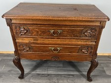 Chest of Drawers Cabinet Vintage French Louis XVI Style Oak  Sideboard LOT 4346