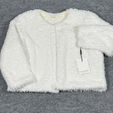 Calvin Klein Large White Faux
