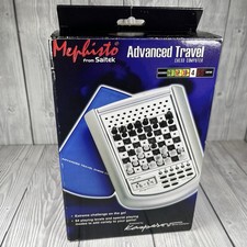 Mephisto Saitek digital electronic travel chess computer Kasparov CH04 Boxed