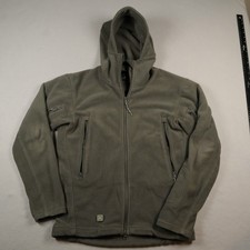 Triple Aught Design TAD Jacket Mens Small Green Full Zip Ranger Hoodie Fleece