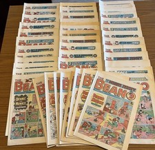 46 × Vintage 1980's THE BEANO COMICS (No. 2216 - 2267 Jan - Dec 1986)
