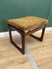 Mid Century Teak G Plan Quadrille Stool-Courier Delivery