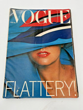 VOGUE UK Magazine June 1977 Vintage British Fashion