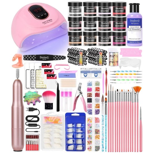 Piece acrylic nail kit for - nail,