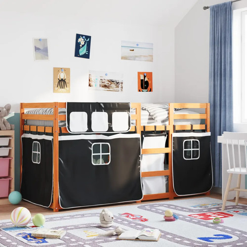 Walplus bunk bed white black - bunk,