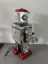 HORIKAWA SILVER SPACE SCOUT B/Op VTG Parts Or Repair Motor- Works Made In Japan