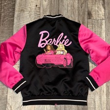 Barbie Black and Pink Bomber