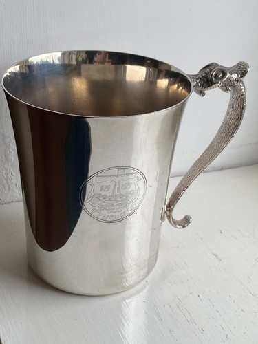 Vintage silver plated viking - vintage,