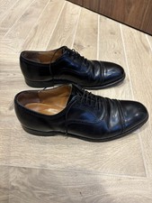 Church’s Legate Black 9.5G Wide Leather Calf Oxford Semi Brogues Dress 73 Last